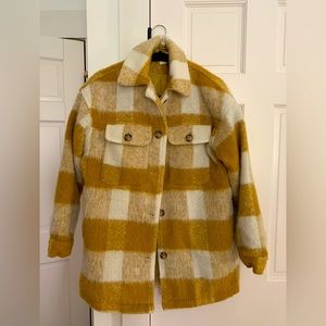 Fuzzy Flannel Jacket